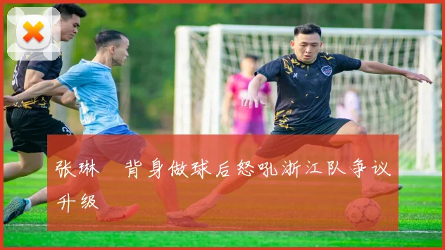 张琳芃背身做球后怒吼浙江队争议升级